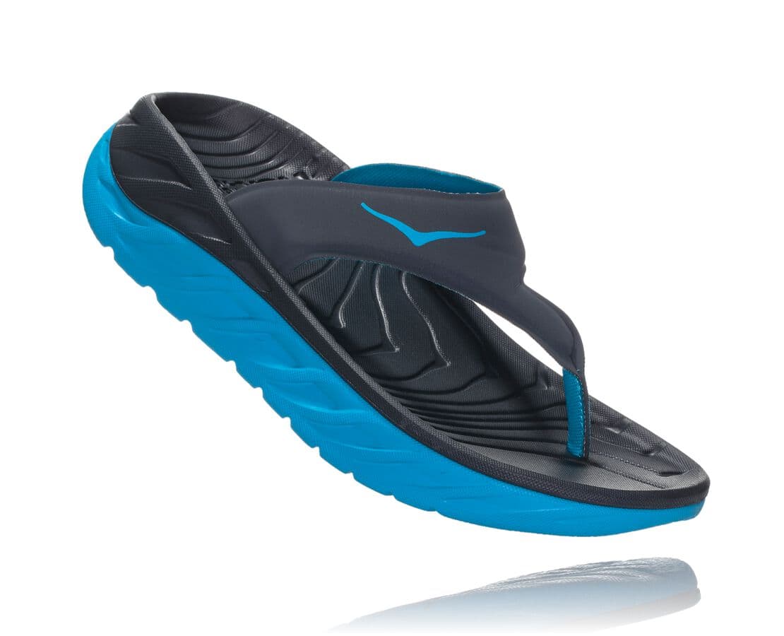 Hoka One One Ora Recovery Flip Philippines - Women's Recovery Sandals - Blue | IL2461083